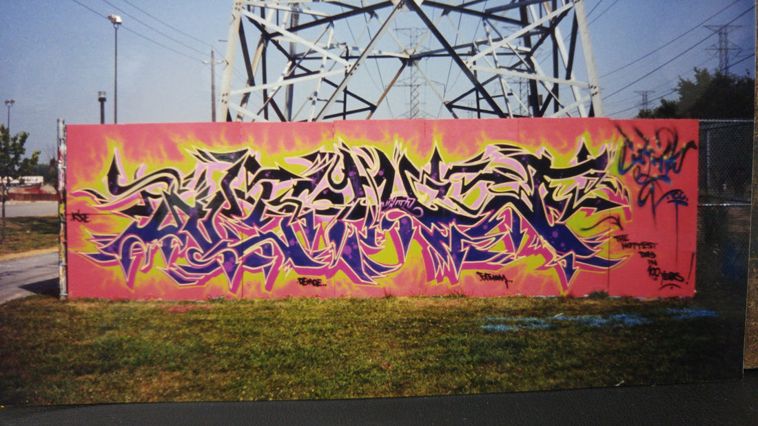 Classic ‘WympOne’ graffiti.
