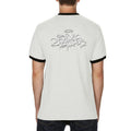Stack Gratitudes (MTO) 
 Unisex Ringer T-shirt S / White and Black 