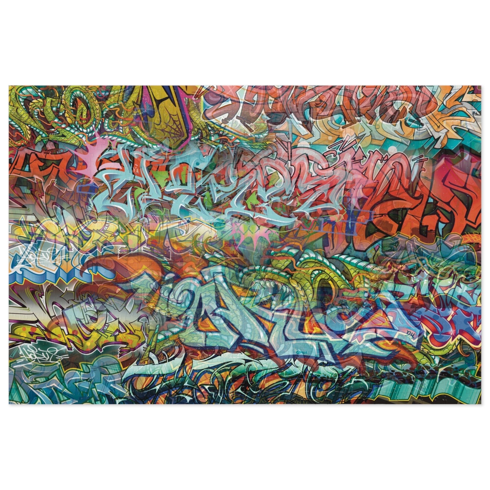 Graffiti Art Jigsaw Puzzle (1000-Piece) 29.25" × 19.75" (1000 pcs) 