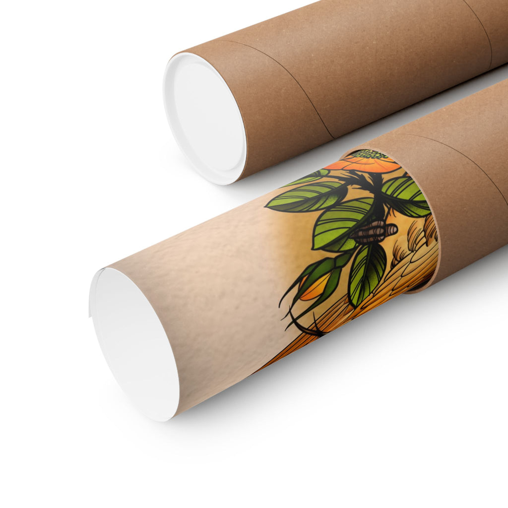 Neotraditional Tattoo Art Poster - "Aphrodite" 11″ x 14″ / Matte 