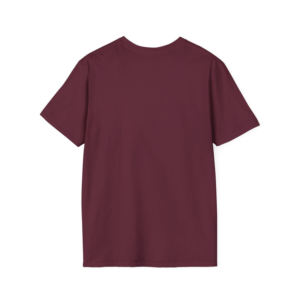 Caution Coyote Unisex Softstyle T-Shirt - Fun Graphic Tee for Animal Lovers S / Daisy 