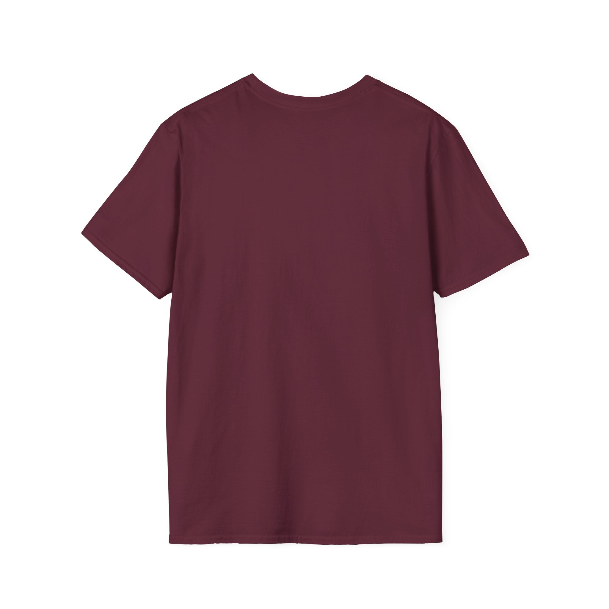 Caution Coyote Unisex Softstyle T-Shirt - Fun Graphic Tee for Animal Lovers S / Daisy 