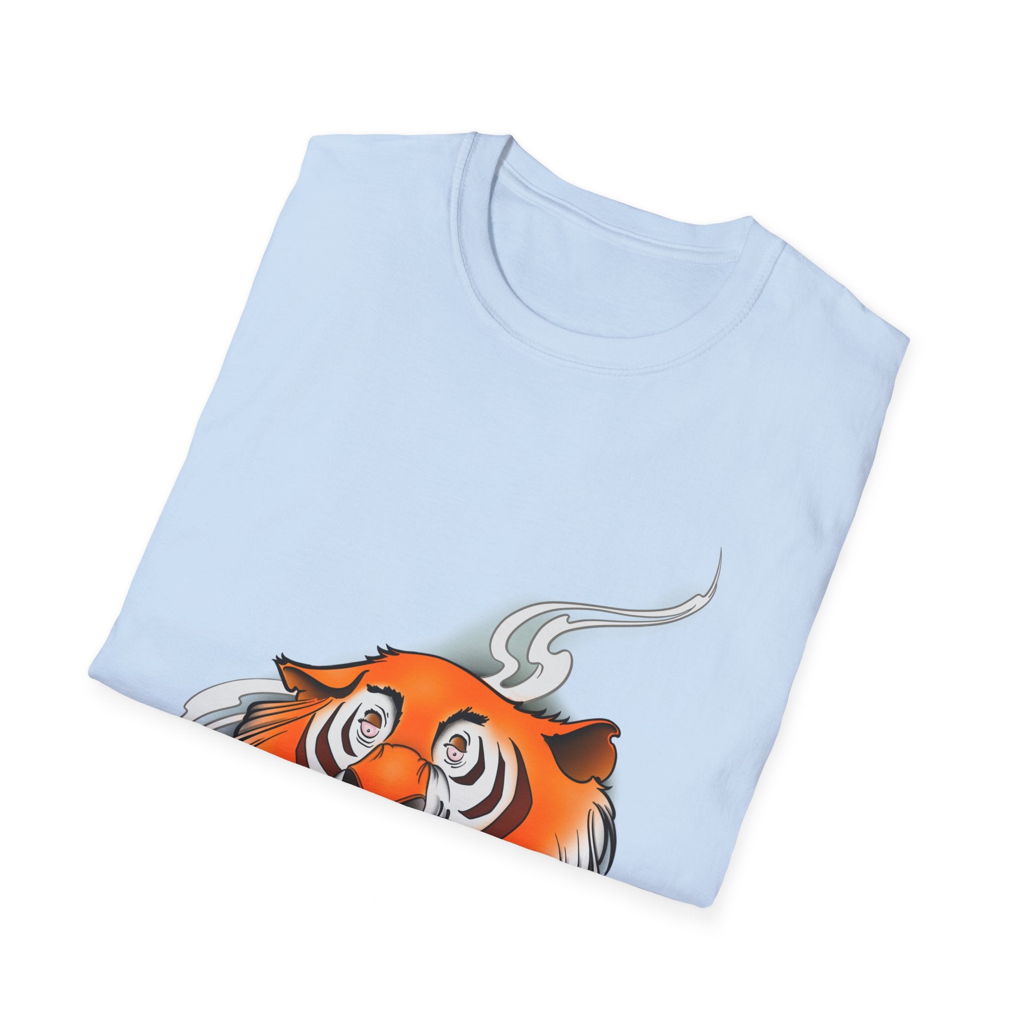 Stoney the Tiger - retro Softstyle T-Shirt Dark Chocolate / S 