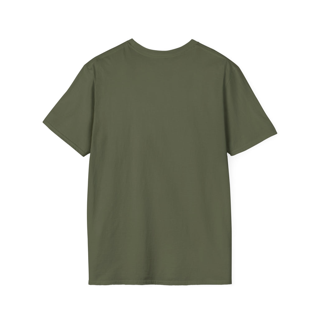 Caution Coyote Unisex Softstyle T-Shirt - Fun Graphic Tee for Animal Lovers S / Daisy 