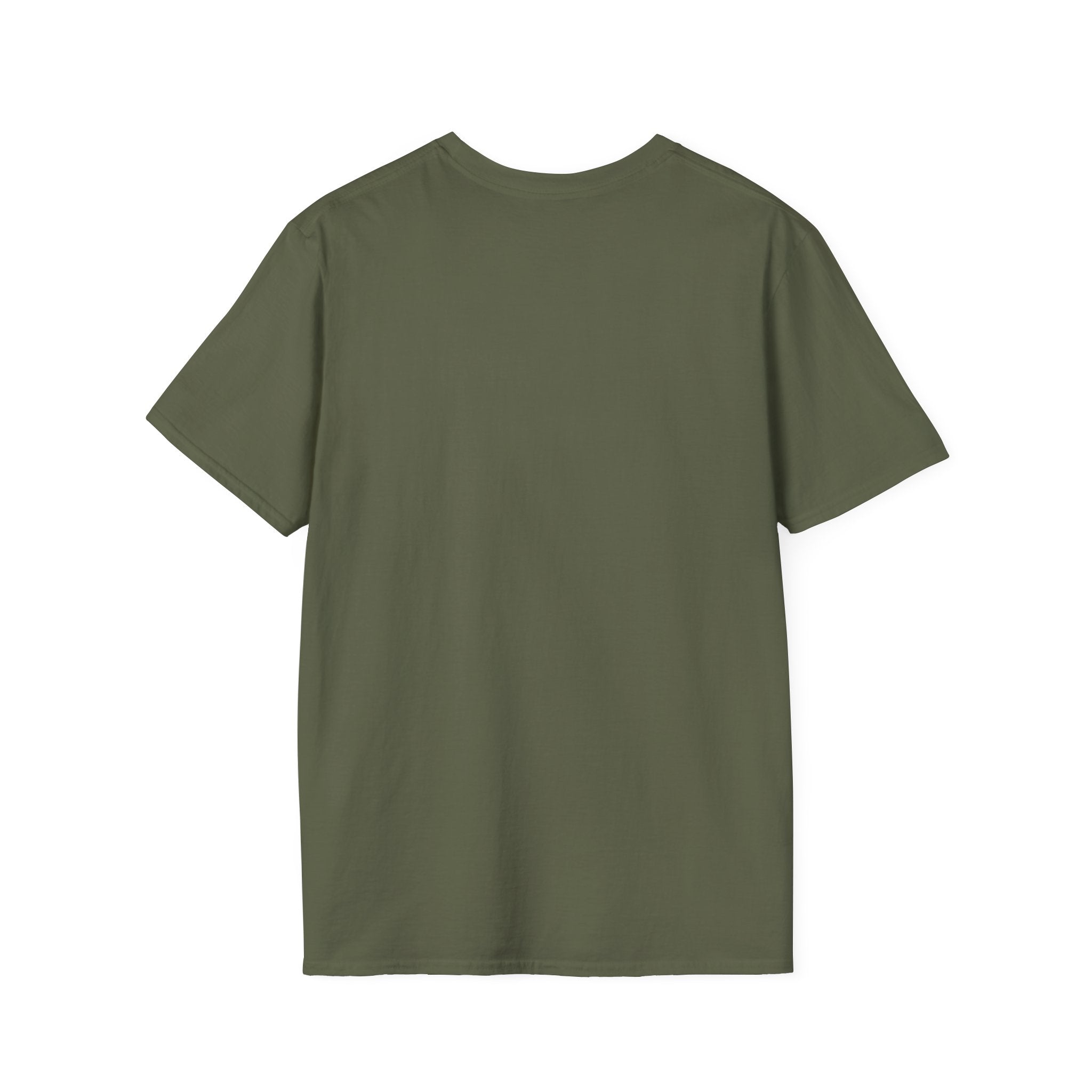 Caution Coyote Unisex Softstyle T-Shirt - Fun Graphic Tee for Animal Lovers S / Daisy 