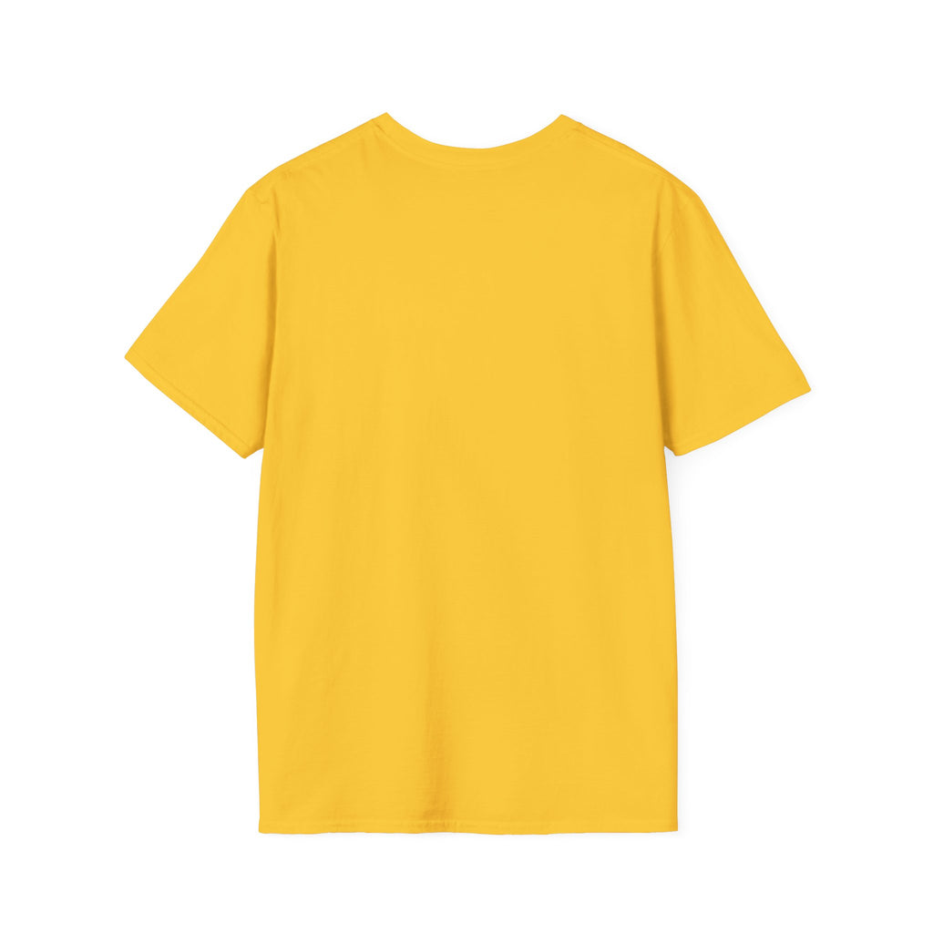 Caution Coyote Unisex Softstyle T-Shirt - Fun Graphic Tee for Animal Lovers S / Daisy 