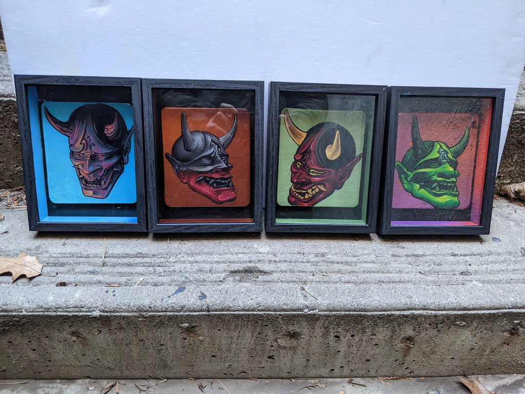 Shadow box Hannya (Green) Default Title 