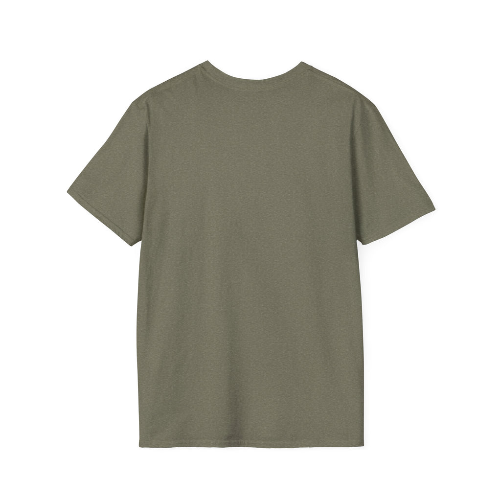 Caution Coyote Unisex Softstyle T-Shirt - Fun Graphic Tee for Animal Lovers S / Daisy 