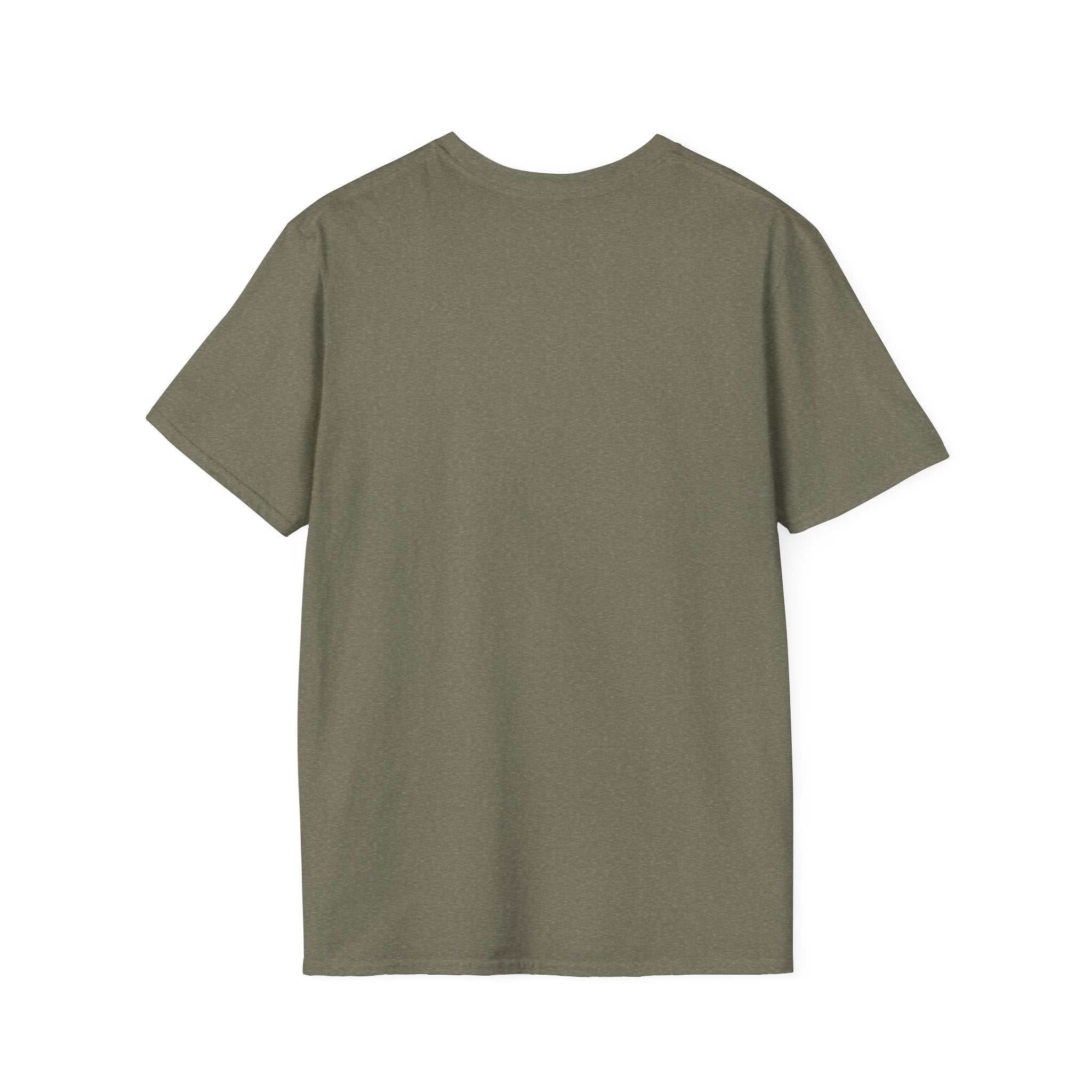 Caution Coyote Unisex Softstyle T-Shirt - Fun Graphic Tee for Animal Lovers S / Daisy 