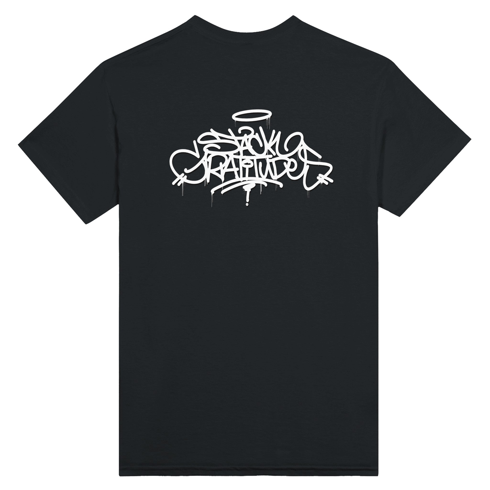 Stack Gratitudes (MTO) Heavyweight Unisex Crewneck T-shirt S / Black 
