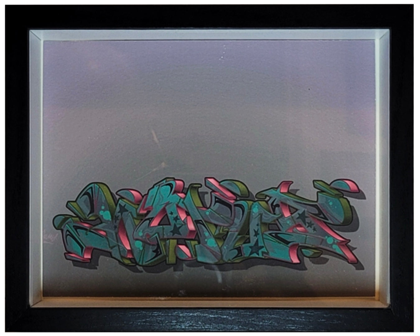 Graffiti sketch v.2-Framed Horus Digital print