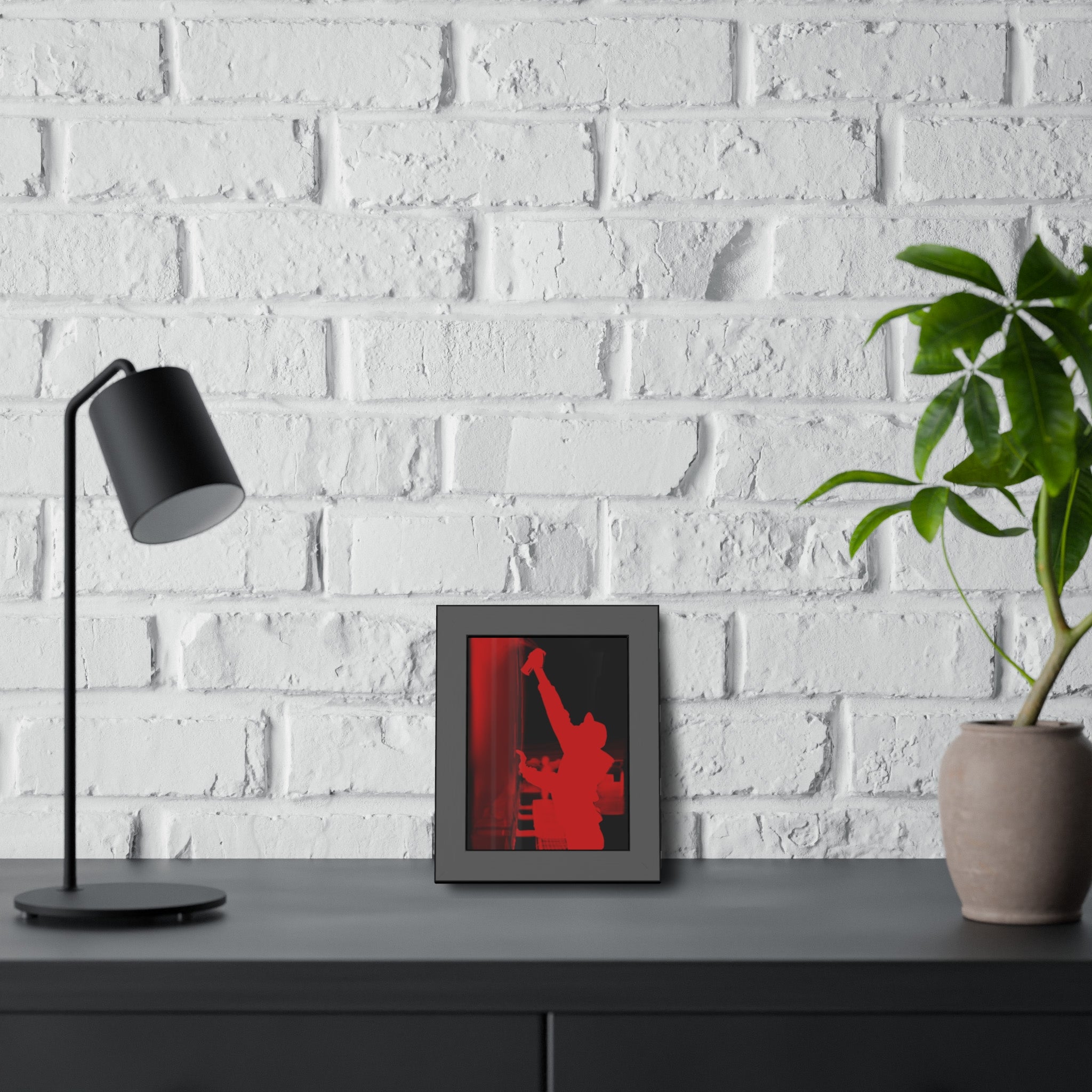 Night Moves digital poster print 6" x 8" (Vertical) / Black Frame / Fine Art 