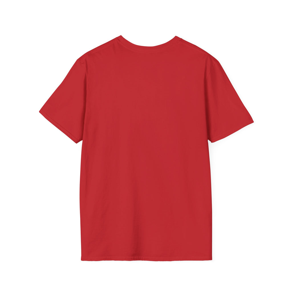 Caution Coyote Unisex Softstyle T-Shirt - Fun Graphic Tee for Animal Lovers