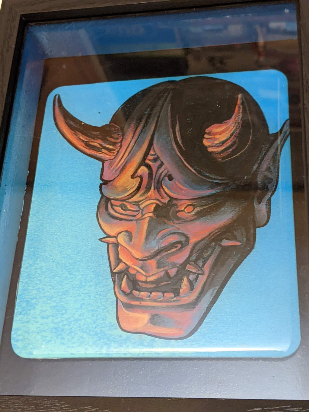 Shadow box Hannya (Blue) Default Title 