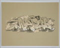 Neutral beige Horus graffiti sketch - 8.5” X 11” print