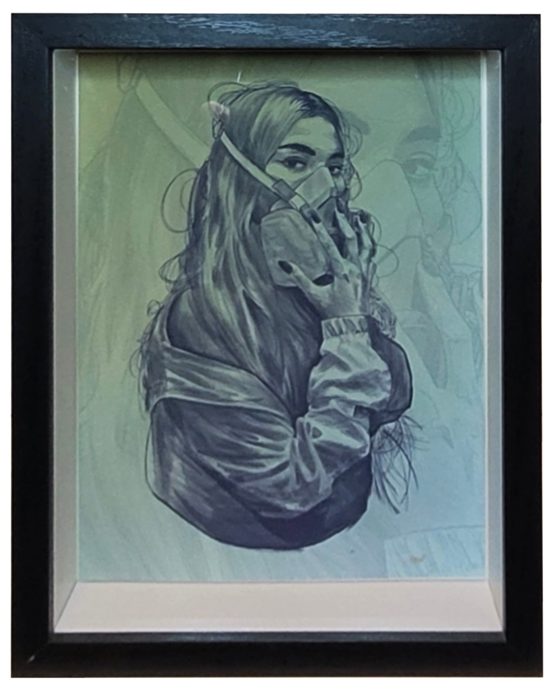 Mask-Framed Horus Digital print