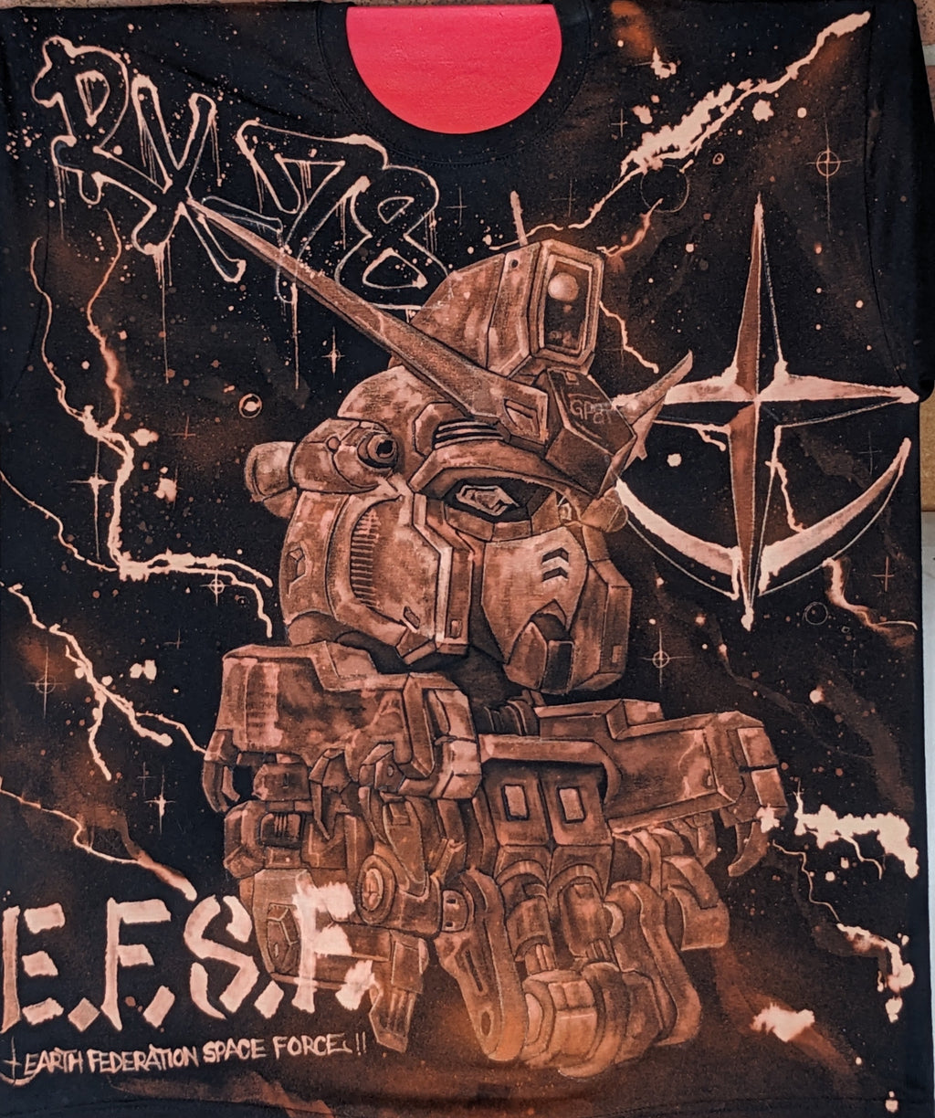Rx78 bleach paint tee Default Title 