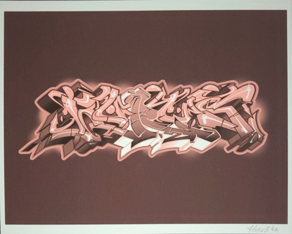 Primer Red Horus graffiti sketch - 8.5” X 11” print