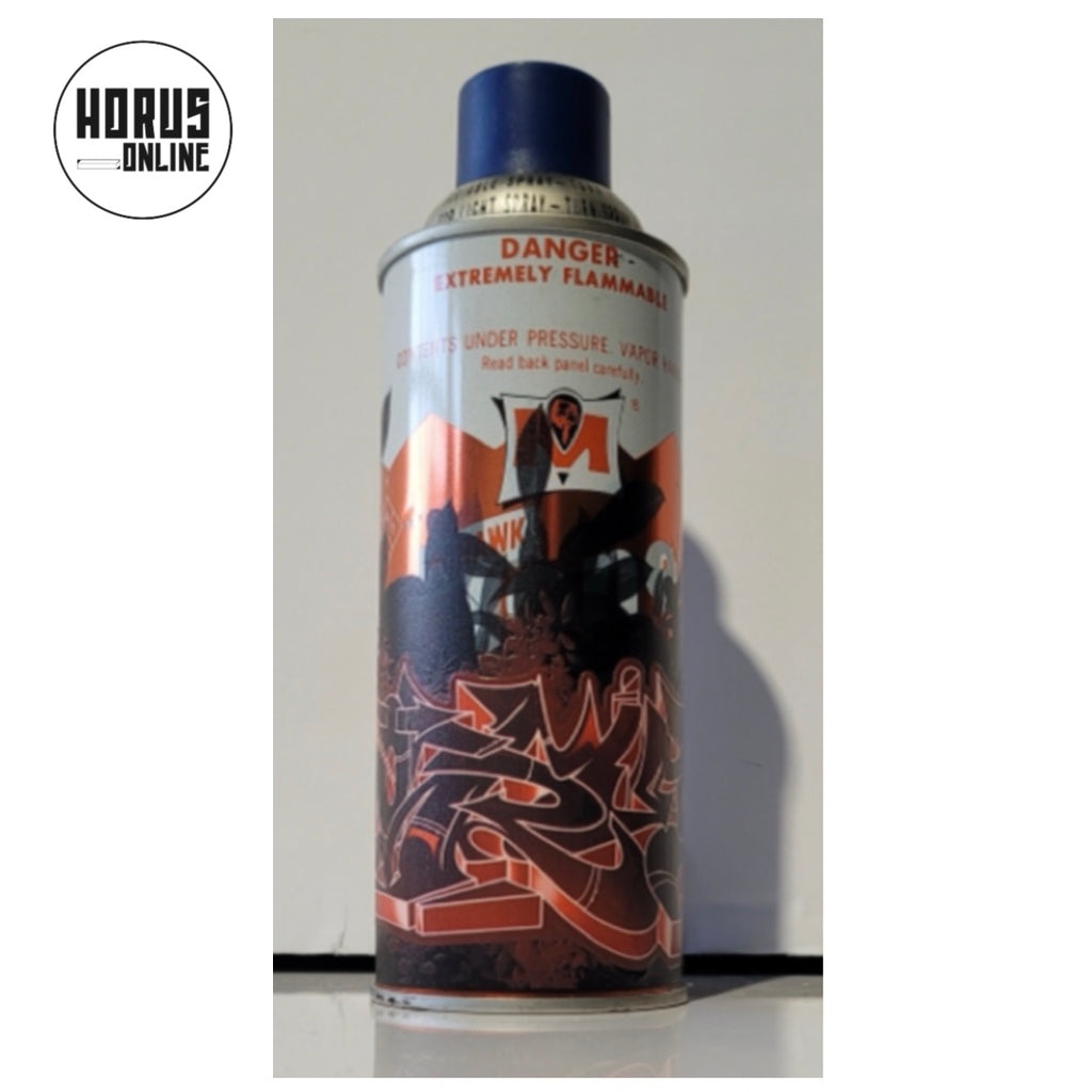 Mohawk-Horus floral graffiti print spray can