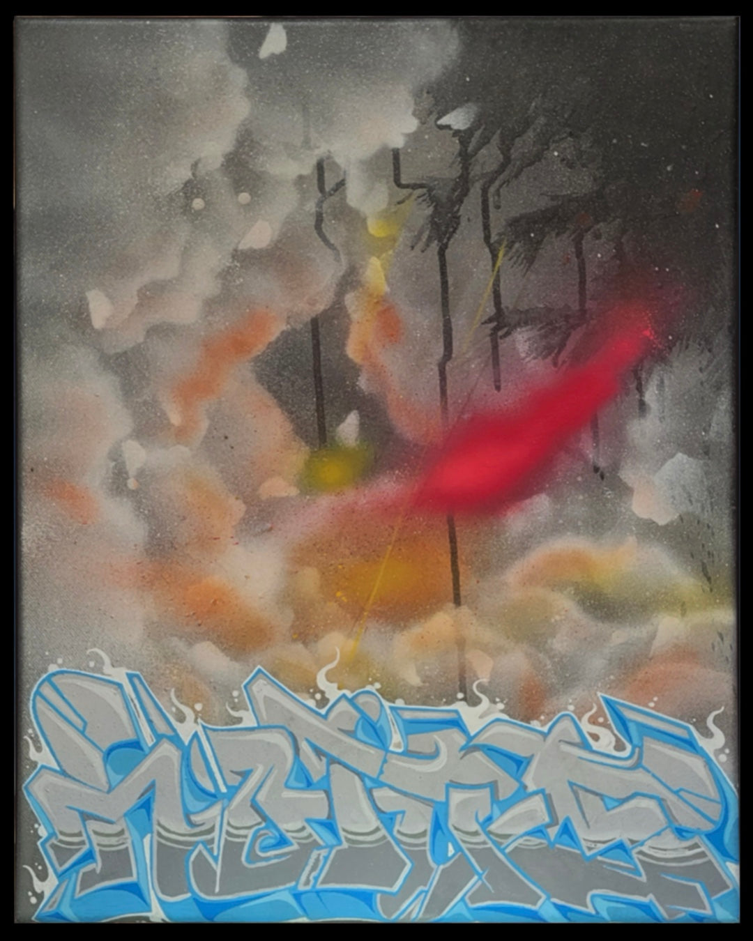 2026 - Horus, “Flash” - Mixed medium - 14”x18”