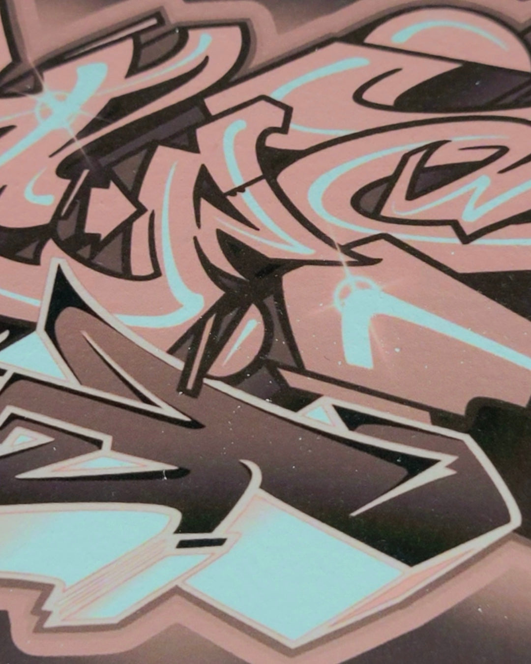 Primer Red Horus graffiti sketch - 8.5” X 11” print