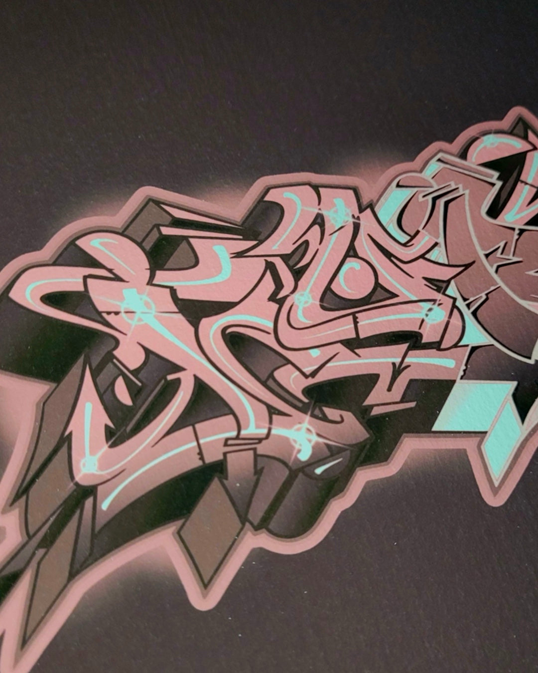 Primer Red Horus graffiti sketch - 8.5” X 11” print