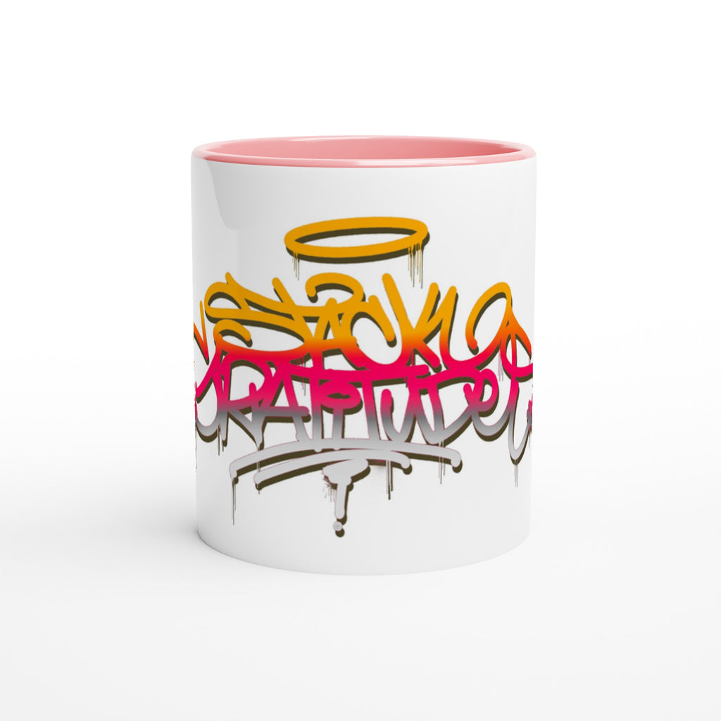 Stack Gratitudes (MTO) 
 11oz Ceramic Mug Ceramic Pink 
