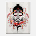 Cyber Geisha - canvas print. Default Title 