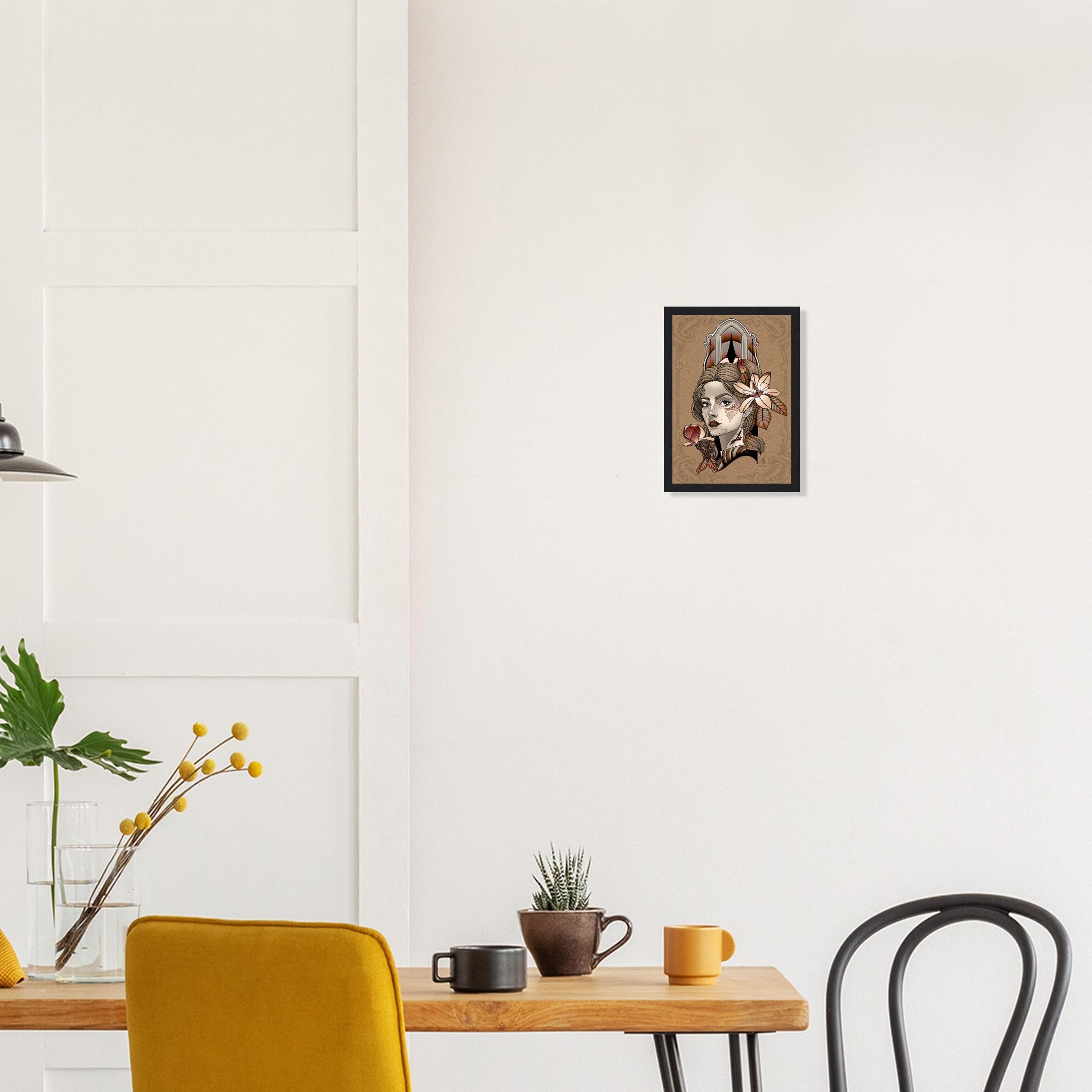 Lady Magnolia - Horus Black frame 