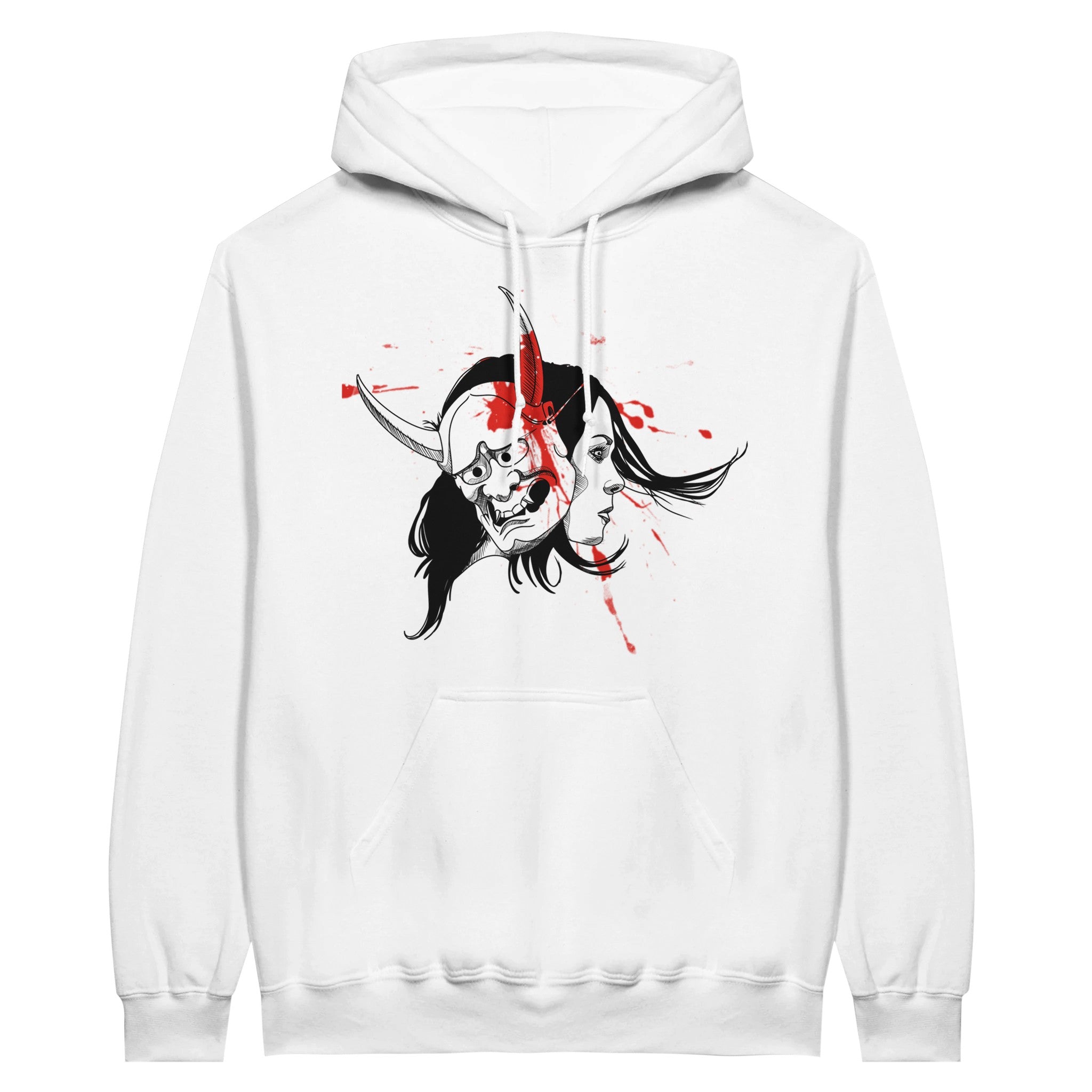 Tuffytats oni baba hoodie White / S 