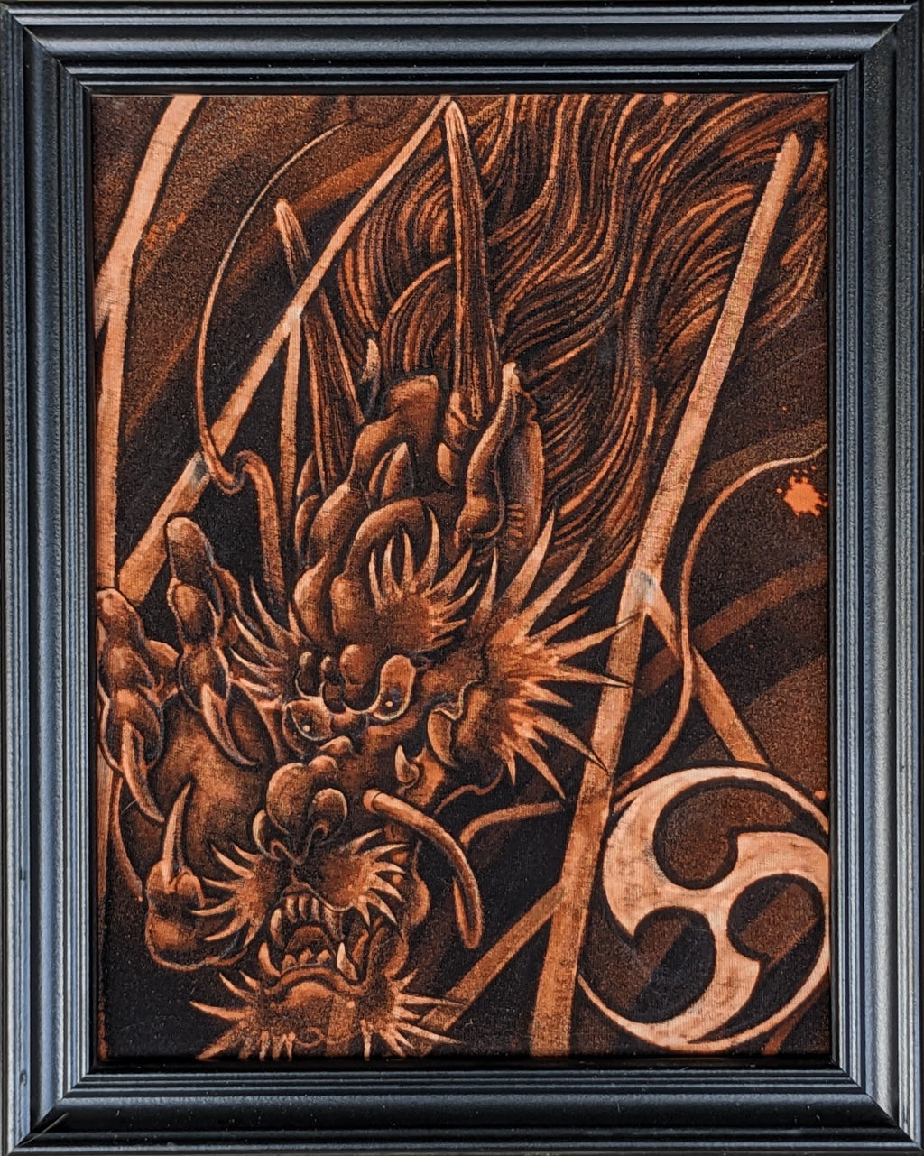 Framed bleach Dragon Default Title 