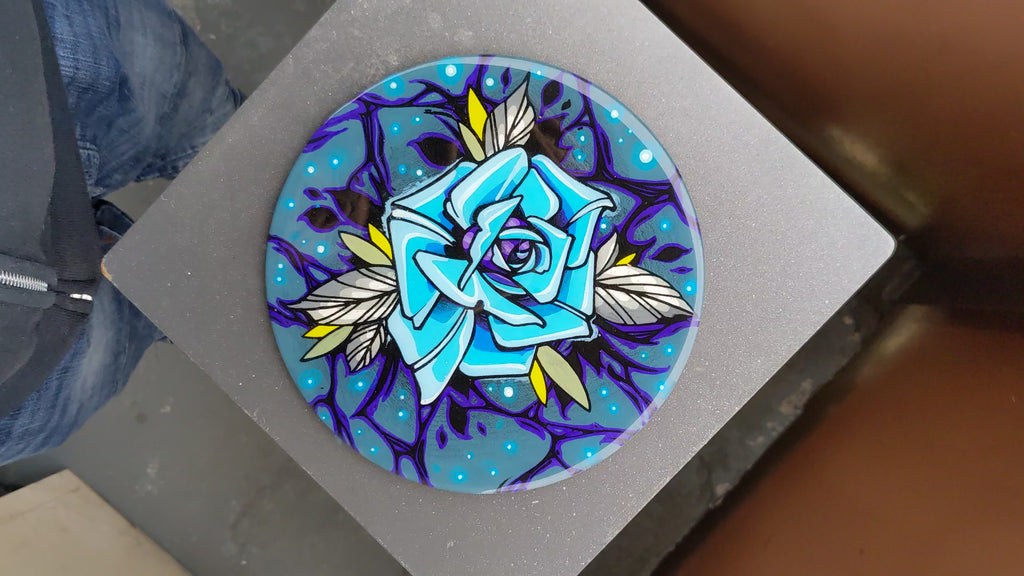 Neo trad rose - Blue