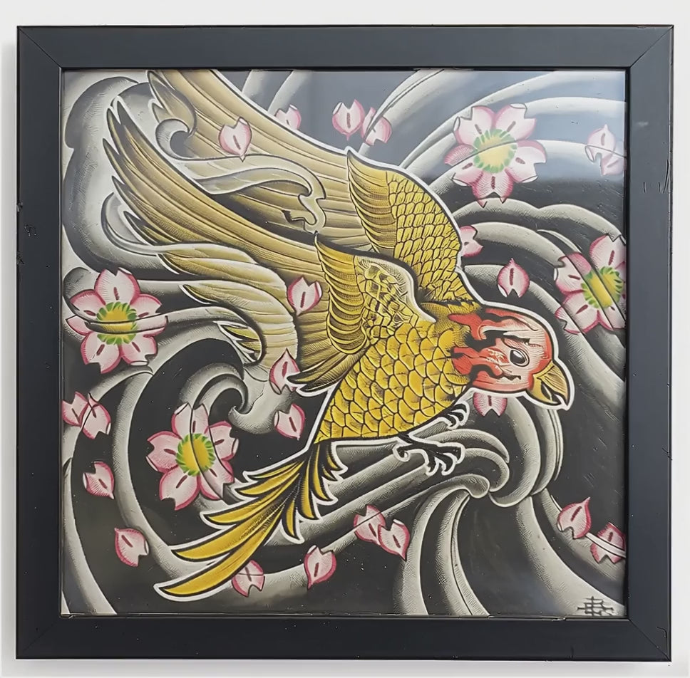 Japanese bird flash