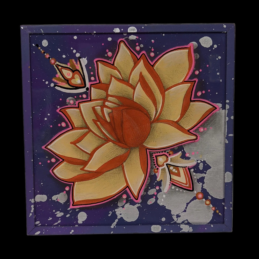 Wood frame lotus Default Title 