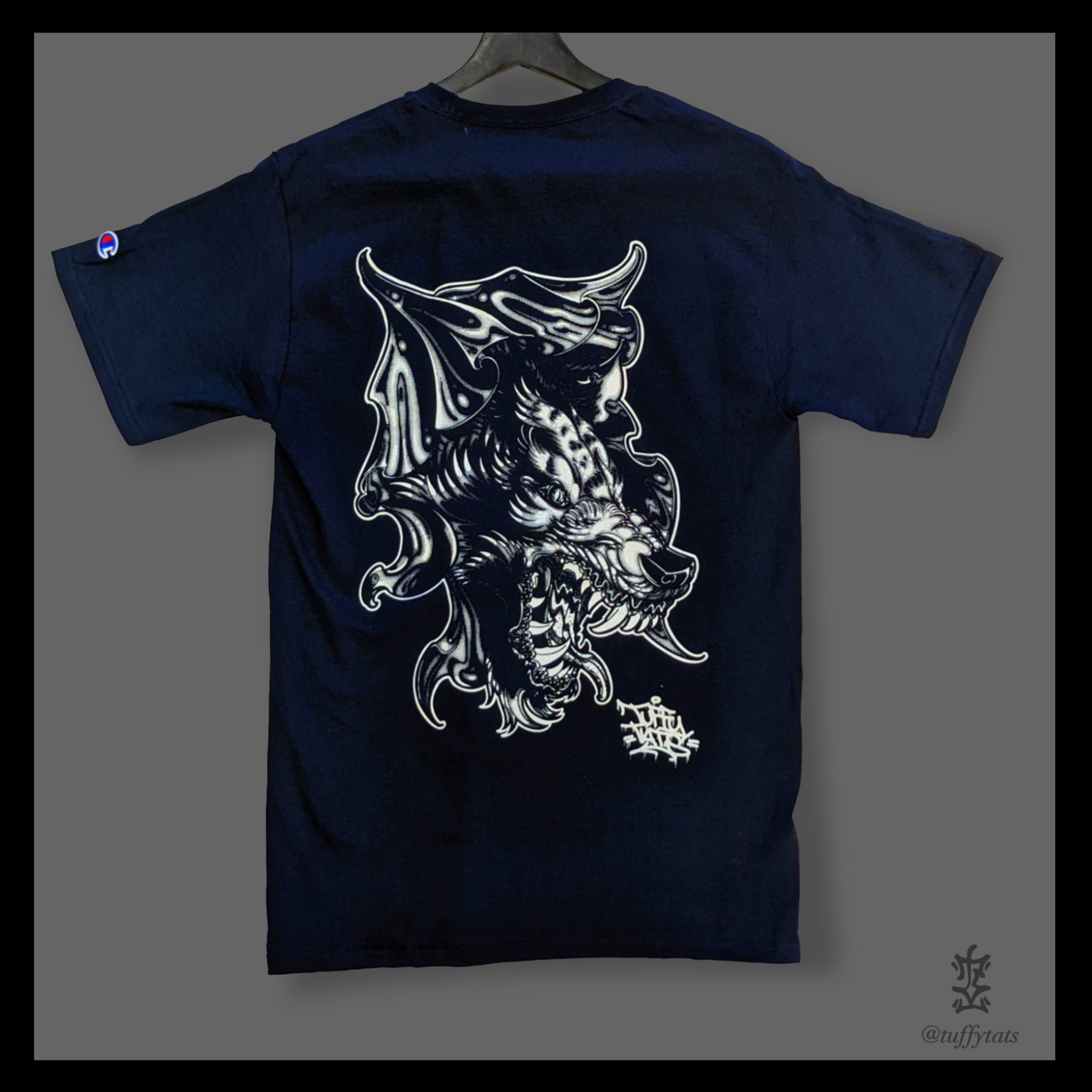 Wolf Reaper tee Small / Black 