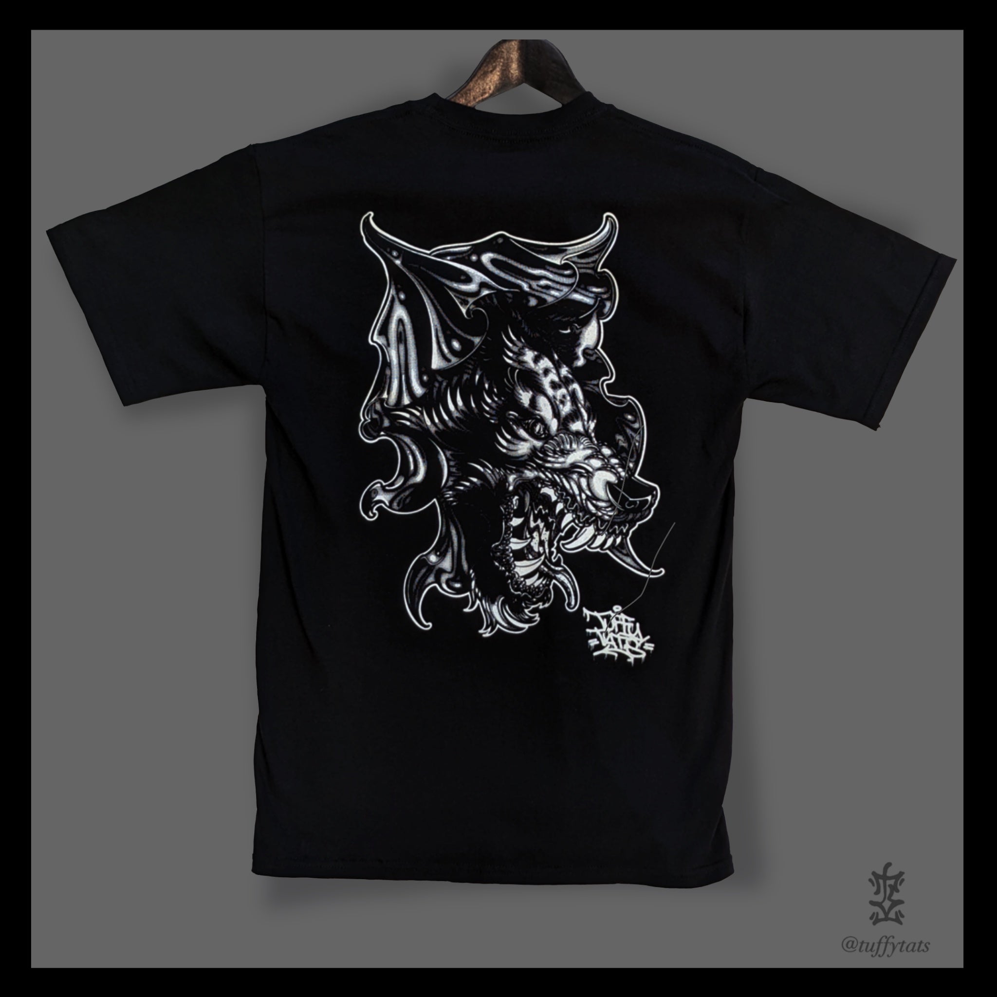 Wolf Reaper tee Small / Black 