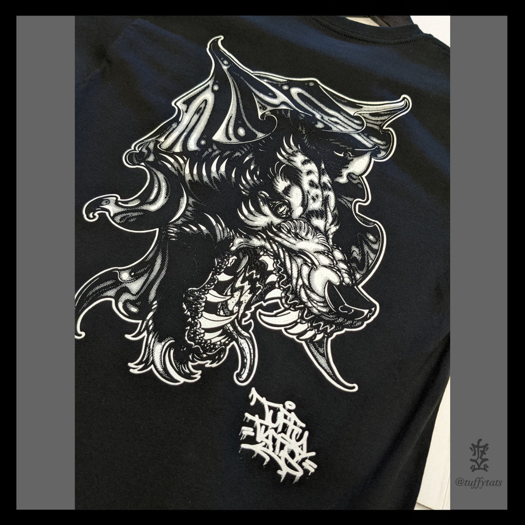 Wolf Reaper tee Small / Black 