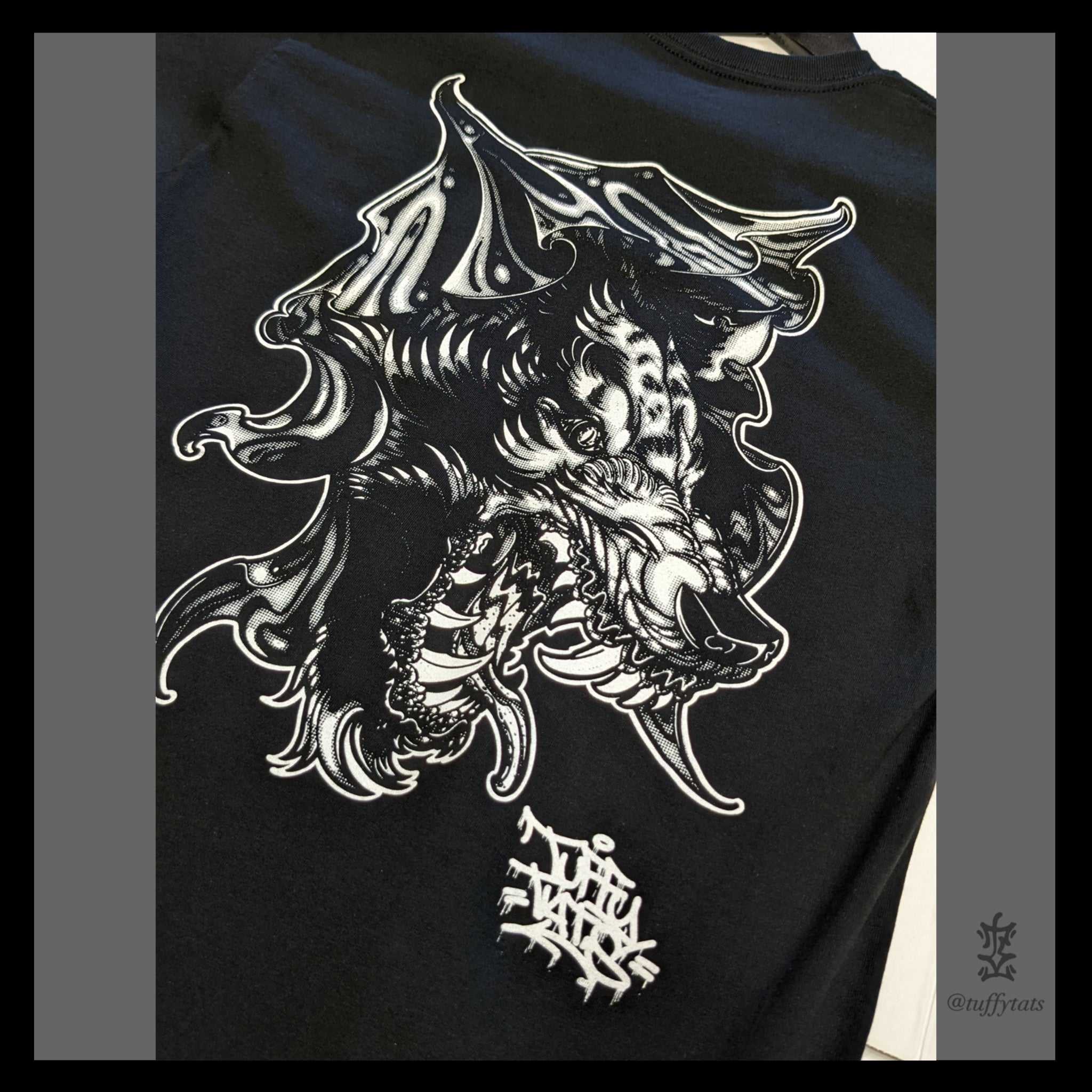 Wolf Reaper tee Small / Black 